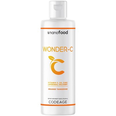 Codeage Nanofood Wonder-C Liposomal Vitamin C Liquid Supplement - 16 fl oz