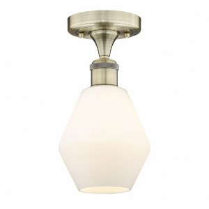 Cindyrella - 1 Light Semi-Flush Mount In Nautiical Style-10.25 Inches Tall and 6 Inches Wide - 1 of 1