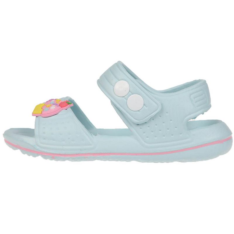 FOAMWALK Toddler Girl's EVA Sandals with Charm Detail- Comfy Sandals for Toddler, 3 of 9