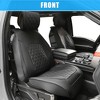 Unique Bargains Front Seat Cushion Cover for GMC Sierra 2 Pcs - 2 of 4