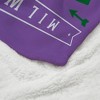NBA Milwaukee Bucks Hardwood Classics Silk Touch Faux Shearling Throw Blanket - 4 of 4