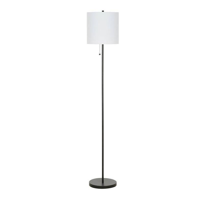 56.5&#34; Stick Floor Lamp (Includes LED Light Bulb) Matte Black - Cresswell Lighting, 1 of 8