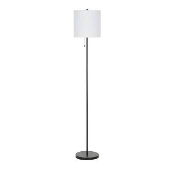 56.5" Stick Floor Lamp (Includes LED Light Bulb) Black - Cresswell Lighting
