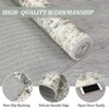 Washable Vintage Area Rug Medallion Distressed Rug Living Room Non-Slip Low Pile Bedroom Kitchen Home Office Carpet - 4 of 4
