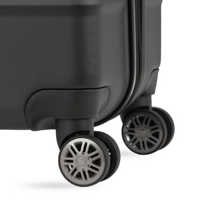 SWISSGEAR Cascade Hardside Large Checked Spinner Suitcase - Black