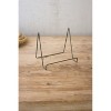 Wire Easel with Brass Finish Small 5"H Gunmetal Gray Decorative Display Stand, Set of 6 by Kalalou - 3 of 3