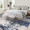 Coolmee Area Rug Living Room Washable Modern Abstract Soft Thin Rug Indoor Floor No Slip Carpet for Bedroom Dining Roo - 3 of 4