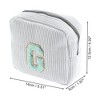 Unique Bargains Letter g Pattern Makeup Bag 1 Pc - 2 of 4