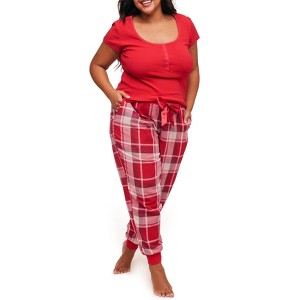 Adore Me Women's Caileigh PJ Sleepwear - 1 of 3