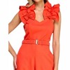 Women's Kara Ruffle Straps Jumpsuit - milk & honey - 2 of 3