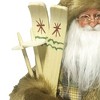 Santa's Workshop Inc. 15" Woodsman with Skis Santa - 2 of 3