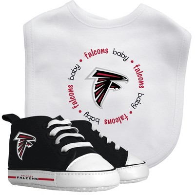 Baby Fanatic 2 Piece Bid and Shoes - NFL Atlanta Falcons - White Unisex Infant Apparel