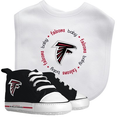 Baby Fanatic 2 Piece Bid and Shoes - NFL Atlanta Falcons - White Unisex  Infant Apparel