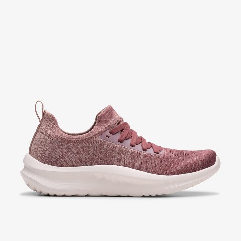 Обувь Clarks Cloudsteppers Womens Solevana Lace Merlot Combination Shoes 8 Wide