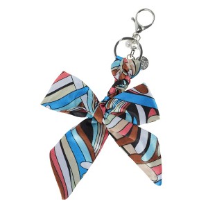 Unique Bargains Bow-knot Scarf Handbag Charm 1 Pc - 1 of 4