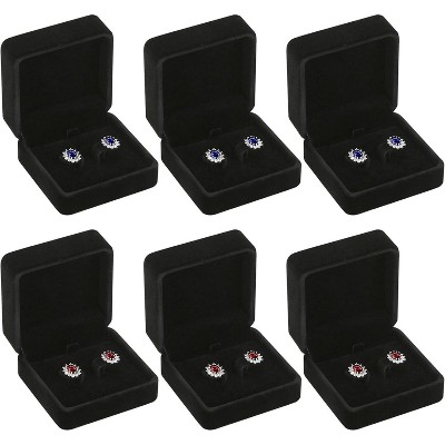 6 Pieces Jewelry Gift Boxes for Christmas Wedding Engagement Birthday Anniversary