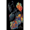 Men's Marvel Black Panther 2018 Artistic Pattern T-Shirt - 2 of 4
