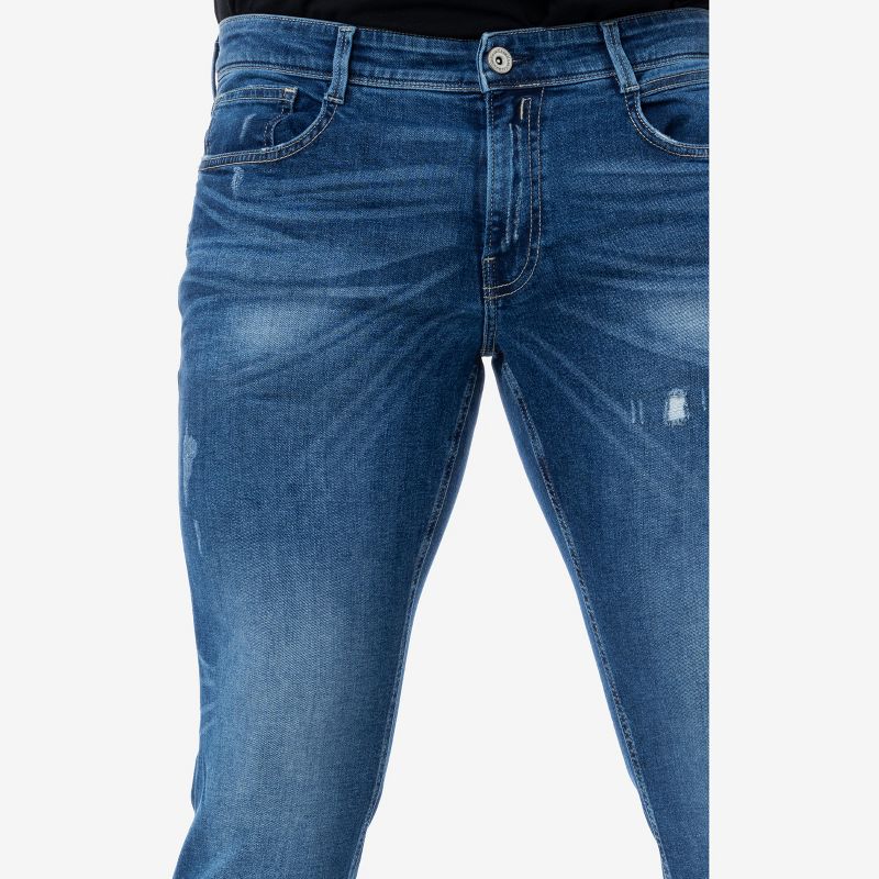 RAW X Men's Slim Fit 5 Pocket Stretch Jeans, 3 of 6