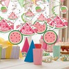 Big Dot of Happiness Sweet Watermelon - Fruit Party Hanging Decor - Party Decoration Swirls - Set of 40 - image 2 of 4