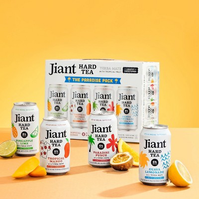 Jiant Hard Kombucha Paradise Pack Hard Tea Variety - 12pk/12 fl oz Cans