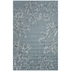 Liora Manne Carmel  Indoor/Outdoor Rug  Aqua.. - 1 of 4