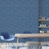 Tempaper & Co.® Hexagon Tile Removable Peel and Stick Wallpaper, Shades of Sapphire, 28 sq ft: Vinyl, Self-Adhesive, Geometric Design - 4 of 4