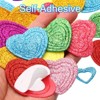 Unique Bargains Separable Heart Self-Adhesive Glitters Home Decor Card DIY Foam Stickers - 4 of 4