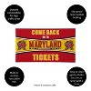 Evergreen Come Back with Tickets University of Maryland 28" x 16" Woven PVC Indoor Outdoor Doormat - 3 of 4