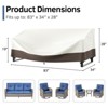 Buenhomino Rectangle Patio Furniture Cover Waterproof Outdoor Dining Table and Chair Cover Anti-UV Outside Sectional Sofa Set Covers - 4 of 4