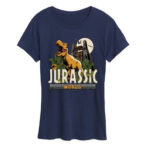 Women's - Jurassic Park - Jurassic World T Rex Short Sleeve Graphic T-Shirt - 1 of 4