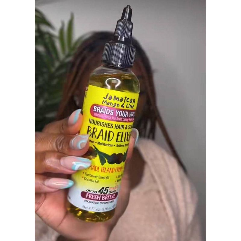 Jamaican Mango &#38; Lime Braid Elixir Anti-Frizz Treatment - 4oz, 4 of 5