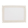 Saro Lifestyle Braided Bliss Border Placemat (Set of 4), Gold, 14"x20" - 2 of 3