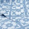 Pointehaven 180 GSM Brushed Cotton Printed Soft Flannel Deep Pocket Oversized Sheet Set - 4 of 4