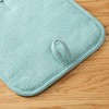 KITCHENAID Gourmet Series Gridlines Pot Holders 2-Pack Set, Heat Resistant up to 600°F, Soft Silicone Grip, Magnetic Cuff, Mineral Water Aqua, 8"x8" - 4 of 4