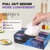 FINITEX Clear Vinyl Gloves Disposable Gloves - 100, 300 & 1000 PCS, Latex-free Food safe Disposable Exam Cleaning Food Prep Gloves - 3 of 4