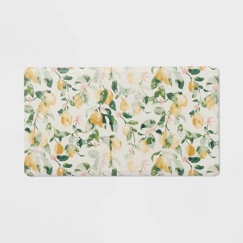 Cloud Comfort Green Mosaic 20 in. x 36 in. Anti-Fatigue Kitchen Mat