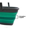 SAMMART 10L (2.6 Gallon) Collapsible Rectangular Handy Basket/Bucket - 4 of 4