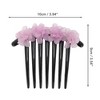 Unique Bargains Women's Frosted Hydrangeas Side Comb 1 Pc - 2 of 4