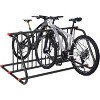 10-Holder Double Sided Grid Bike Racks - Heavy Duty Bicycle Rack Garage Floor, Freestanding Bicycle Floor Parking Stand for Streets & Schools - 4 of 4