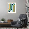 Amanti Art Colorful curved lines 2 by Vitor Costa Wood Framed Wall Art Print - 4 of 4