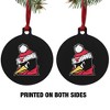 Youngstown State Secondary Logo Aluminum Holiday Christmas Tree Ornament - 2 of 4