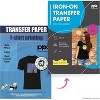 PPD Dark Iron-On Transfer Paper 8.5x11" 20 sheets for Inkjet Printers - 2 of 4
