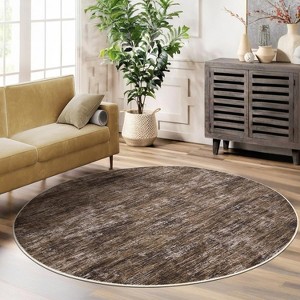 Coucheta Non-Slip Runner Rug,Machine Washable Low Pile Area Rug with Non-Shedding, for Hallway Kitchen Bathroom,Multi-Color & Size - 1 of 4