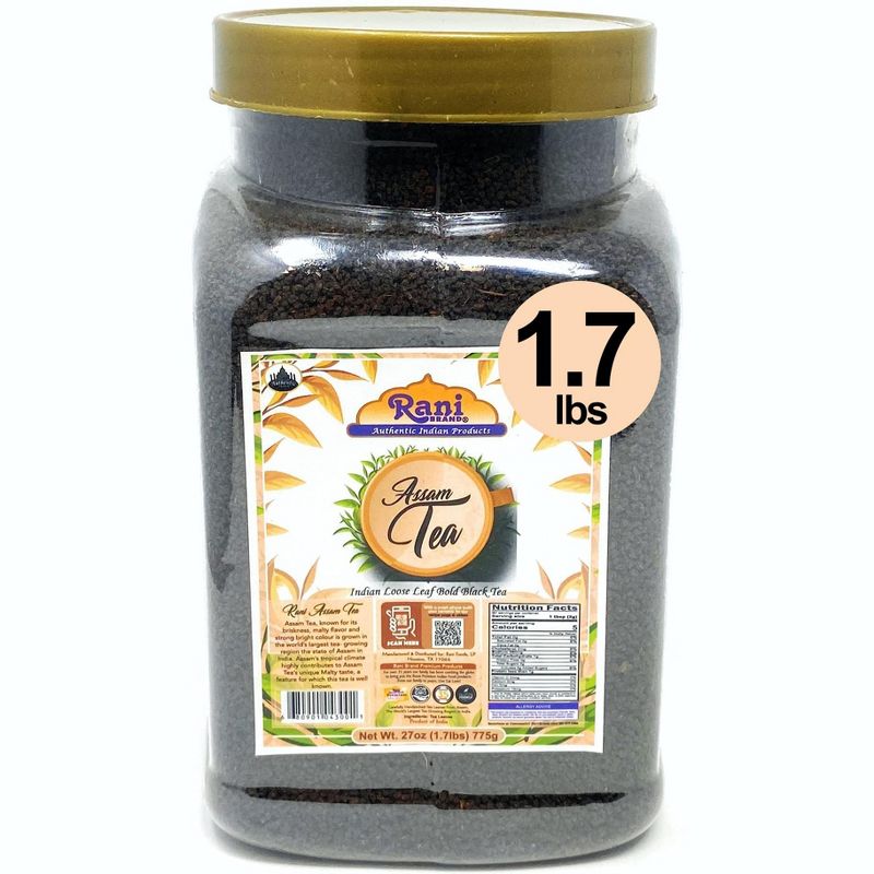 Assam Tea (Loose Leaf Bold Black Tea) - 27oz (1.7lbs) 775g -  Rani Brand Authentic Indian Products, 1 of 6