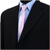 Men's Vine Pattern Microfiber Poly Woven 2.25" w x 58" H Slim Panel Neck Tie - 2 of 4
