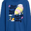 Men's - Dr. Seuss - Don't Worry Go Along Long Sleeve Graphic T-Shirt - 2 of 4