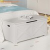 Storage Chest Wooden Toy Storage Bench, Modern Style Lift-Top Toy Chest with Safety Hinge for Entryway Supports 300 Lb - 4 of 4