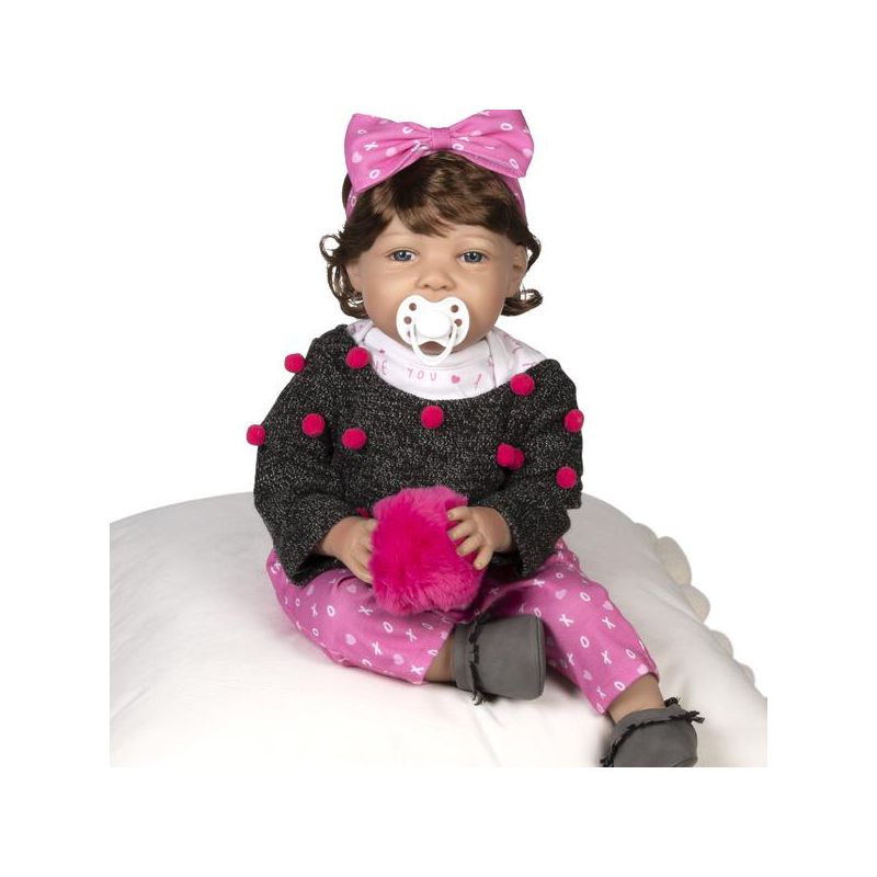 Paradise Galleries Realistic Toddler Doll - I Love You More with Magnetic Mouth and Pacifier, 21 inch in SoftTouch Vinyl, 8-Piece Reborn Doll Gift Set, 2 of 9