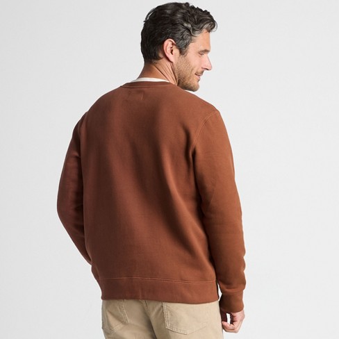 Lands' End Men's Long Sleeve Serious Sweats Crew Sweatshirt - Small ...