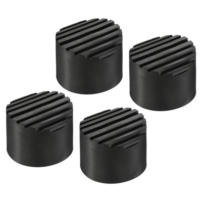 Unique Bargains Non Slip Round Rubber Ladder Accessories Protective Pads 4 Pcs